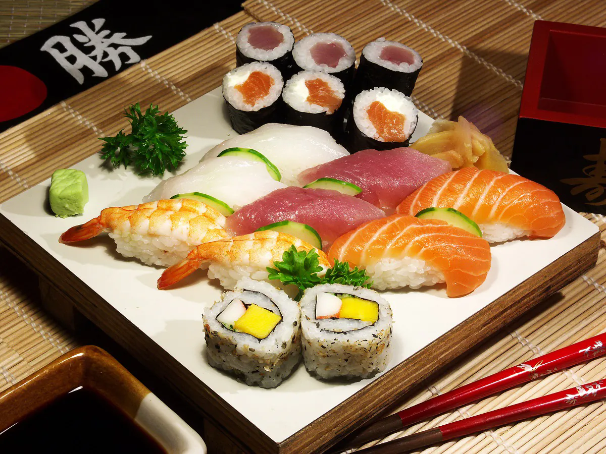 Mixed sushi rolls and nigiri at U Sushi & Hibachi, a Japanese Restaurant in Ormond Beach